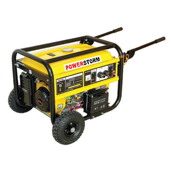 Quality 6.5KVA Gasoline Generator with Handle & Wheels for sale