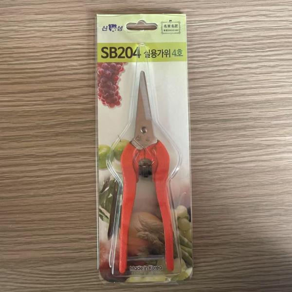 Quality Professional SB204 Hardware Scissors With Red Handle 80g Weight for sale