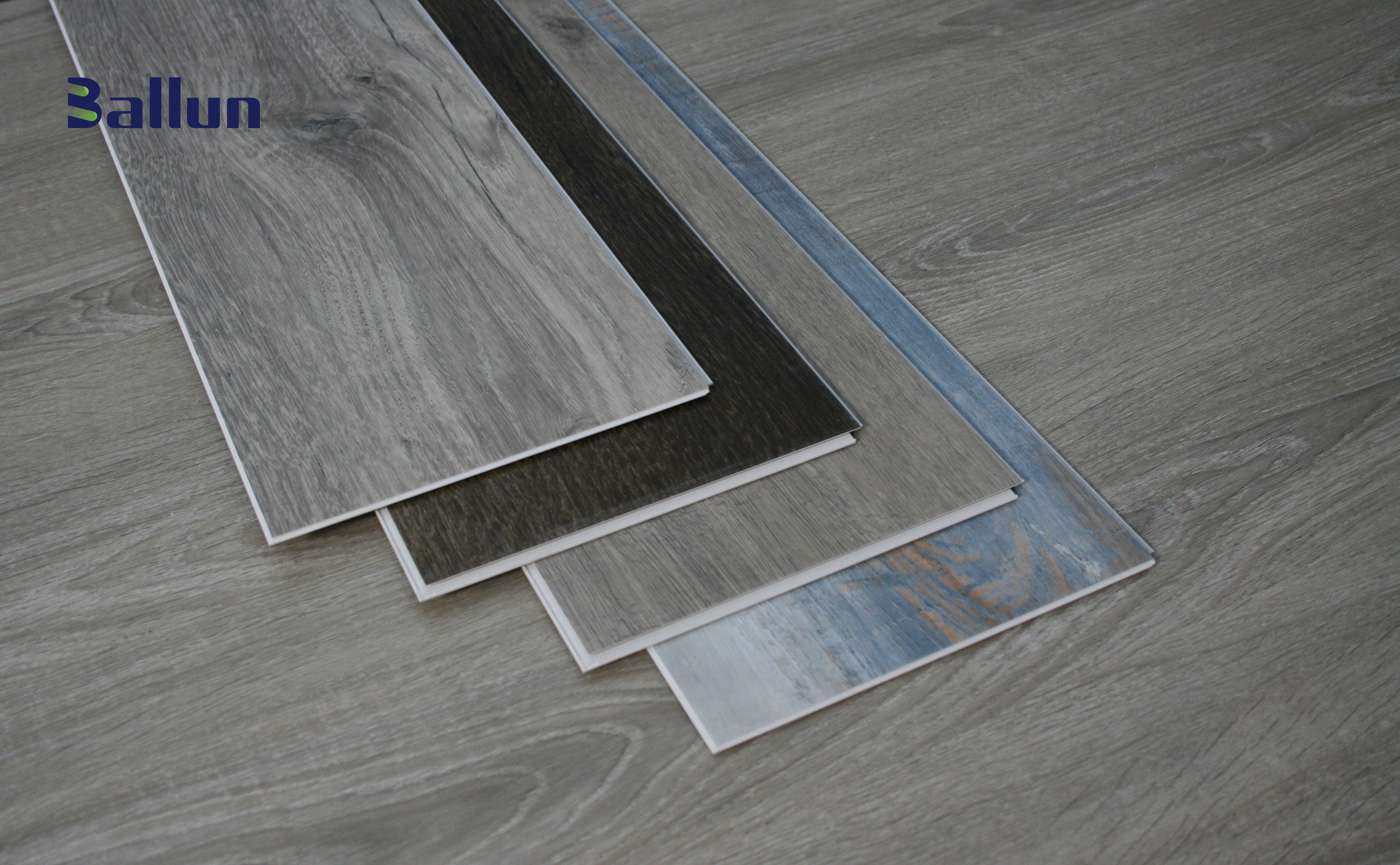 Fireproof Stone Powder Plastic Composite Spc Floor 5mm Thick for Indoor Installation