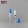 Buy cheap 8ml Blue Aluminum Shiny Cap Glass Tube Clear Perfume Roll On Bottle from wholesalers