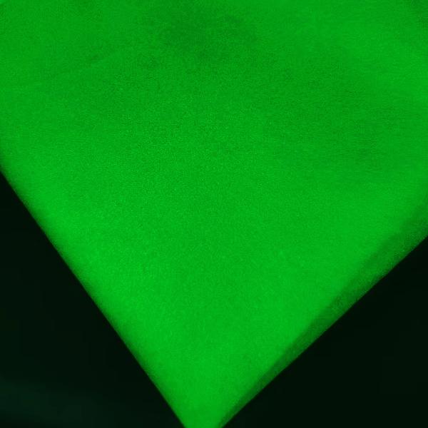 White Stretch Glow In The Dark Polyester Fabric Vinyl Iridescent Hologram Luminous
