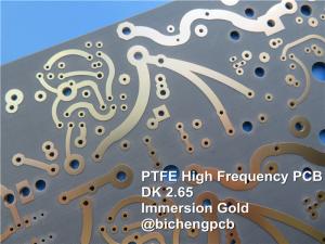 China Dual Layer F4B High Frequency PCB board with 1.5mm PTFE (Teflon) thickness, 3 oz of copper, and immersion gold wholesale