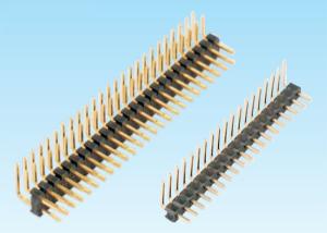 China Dual / Single Row DIP 90° Type Pin Header Connector For Consumer Electronic wholesale