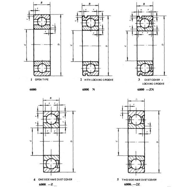 Automotive Ball Bearing 6306 Long Life Deep Groove Type P6 Precision Rating