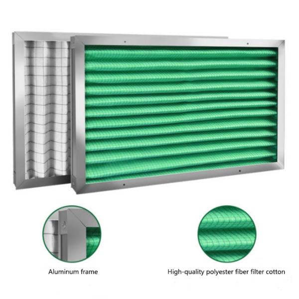 95% Pleated Panel Air Filter G4 Panel Filter For Air Conditioner