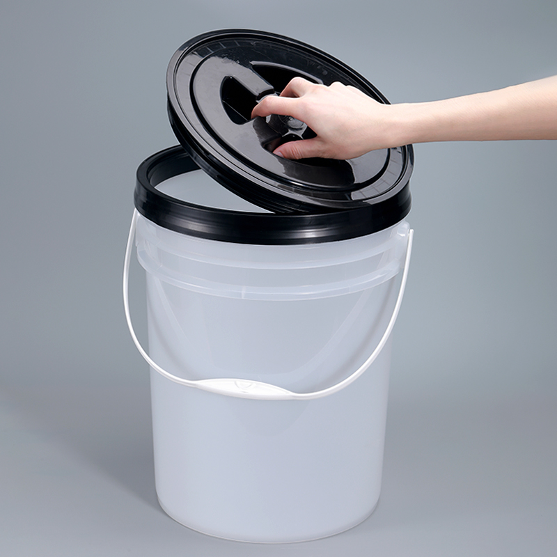 Black 5 Gallon Auto Car Washing Bucket With Seperate Insert Gamma Lid