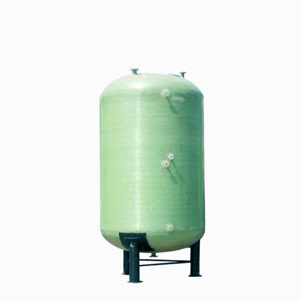 Quality 8CBM Vertical FRP Chemical Tank Fiberglass Composite Vessel for sale