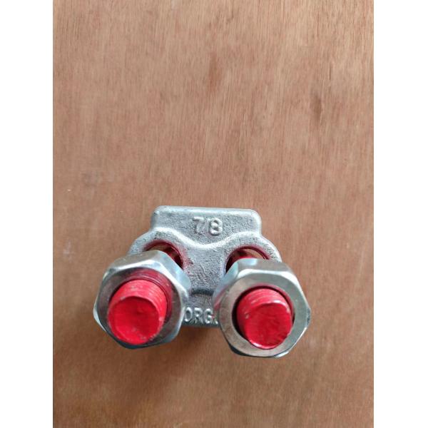 High Tensile Structure Hot DIP Galvanized Us Type Forged Wire Rope Clips with Red U Bolt
