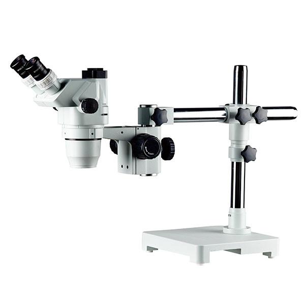 Quality stereo zoom microscope trinocular zoom microscope  boom stand  unit with accessories for sale