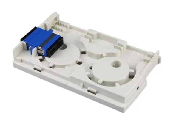 Quality PVC OLT Optical Line Termination Box Indoor 2*SC FTTH Junction Box for sale
