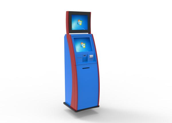 Lobby Computer Self Service Card Dispenser Kiosk With RS232 Interface , 50Hz to