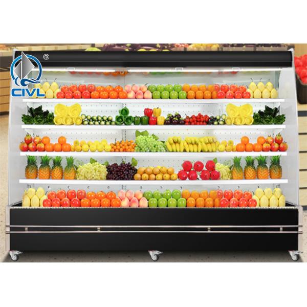 Refrigerated Display Cabinet / Air Curtain Cabinet / Fruit Fresh-Keeping Cabinet Supermarket Commercial Display Cabinet