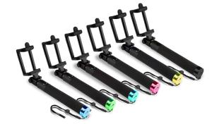 China Bluetooth remote control selfie sticks bluetooth selfie shutter wholesale