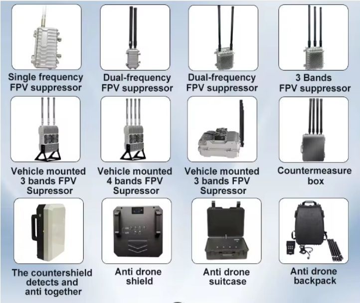 Handheld Drone Detector With100-6000MHz Multi Band Dji Fpv Autel Drone 1-2km Portable Signal Detector
