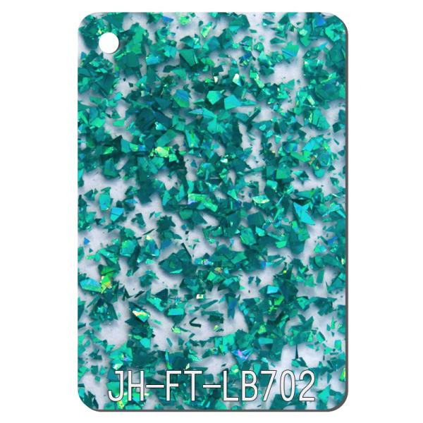 Transparent Chunky Glitter Acrylic Sheets Plexiglass Plastic Sheet Two Sides