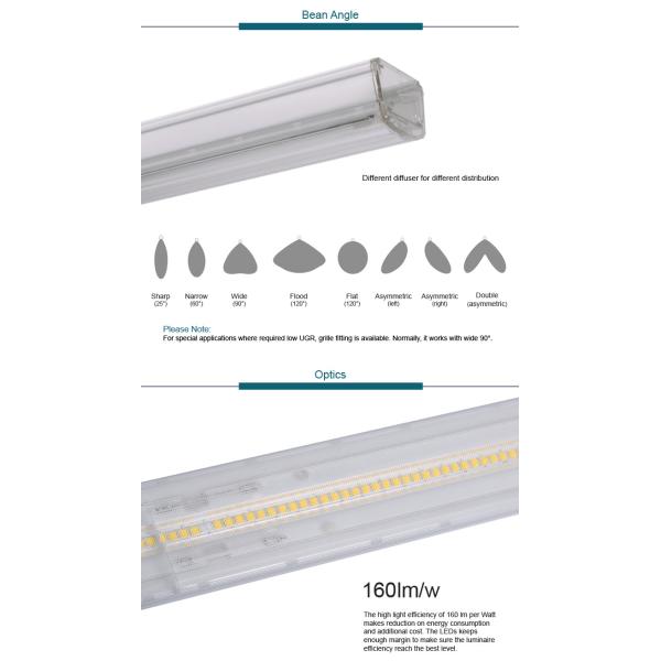 70W DALI Control Dimmable Linear Light for Warehouse Application