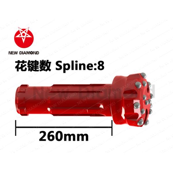 DHD350 High Pressure Mining DTH Hammer Bits , Down The Hole Bits
