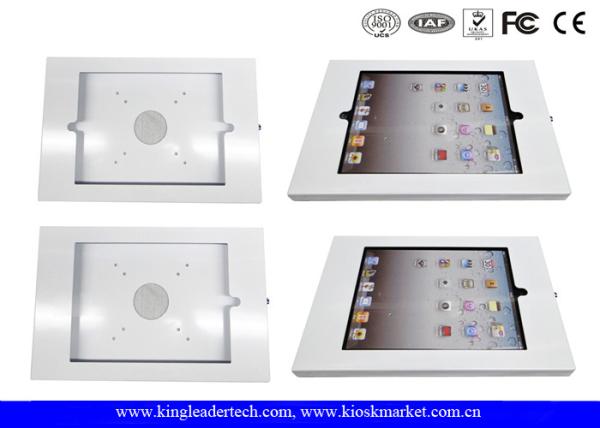 Quality Vandal Proof Metal Ipad Kiosk Enclosure With VESA Mounting Holes for sale