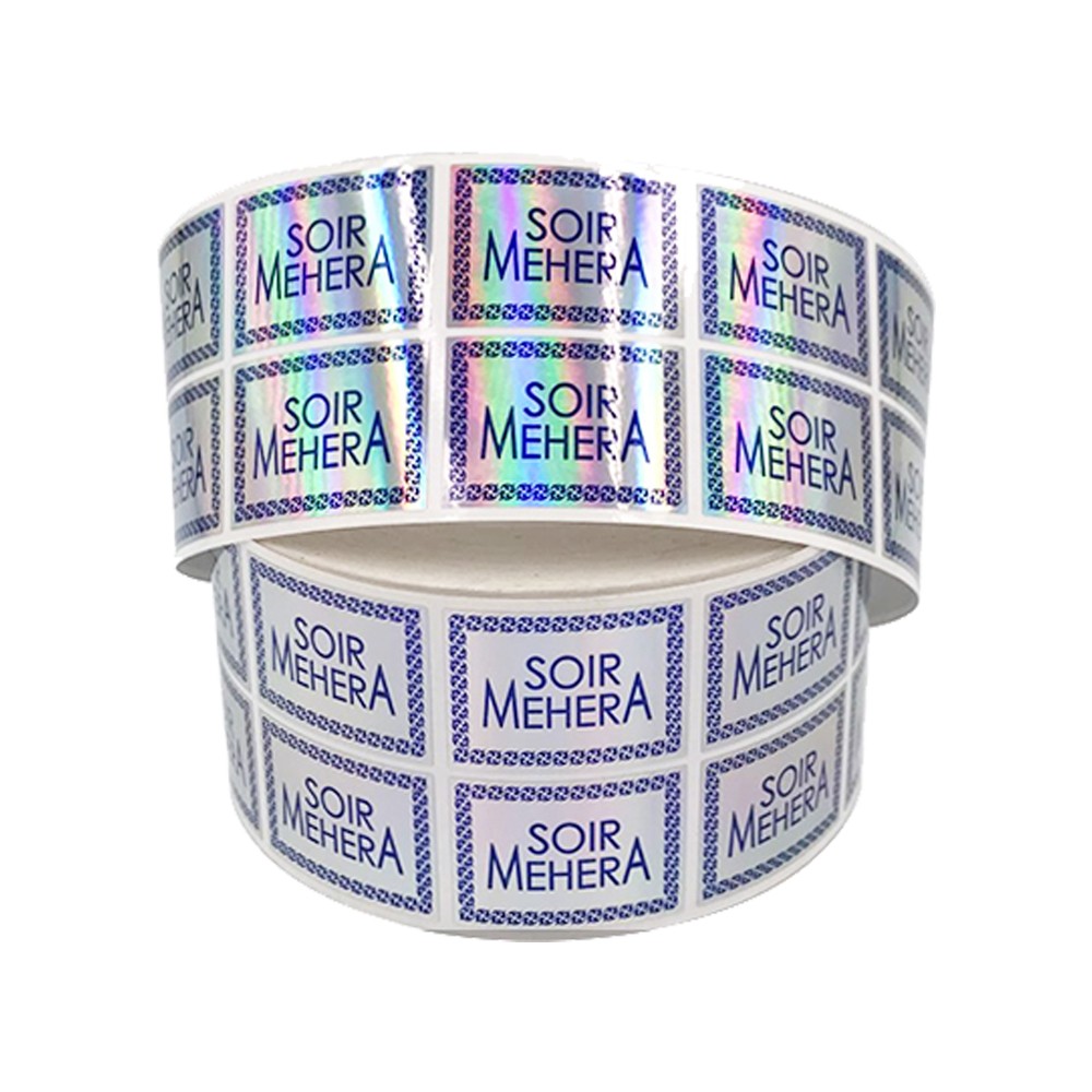 Anti Counterfeit CMYK Color Tamper Evident Security Labels