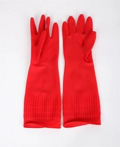 China 38cm Length Extra Long Cleaning Gloves 38CM Household Cleaning Dishwashing Gloves wholesale