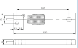 25 Kg Strain Weighing Sensor High Precision Aluminum Alloy