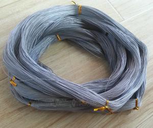 China 10skeins connected braided single grey color fishing line wholesale