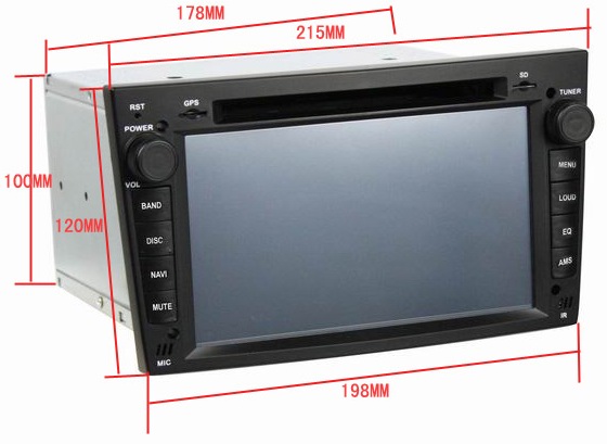 Car dvd player for Opel Astra/Vectra/Zafira/Meriva/Antara/Corsa with Dual zone function OCB-6959
