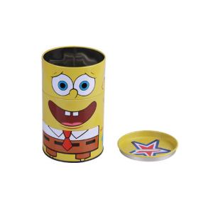 China Three Part Easy Rotate Custom Tin Cans CMYK Printing wholesale