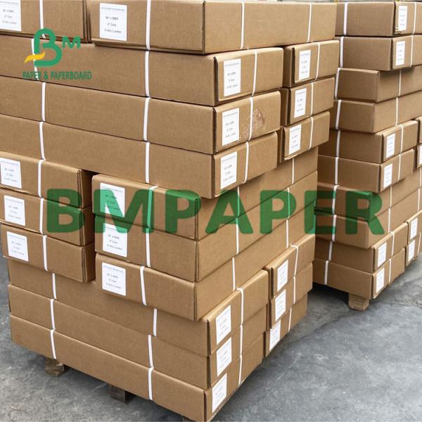 Quality 80g 914x50m Papel Plotter Ink-Jet White For Photocopy Paper Roll for sale
