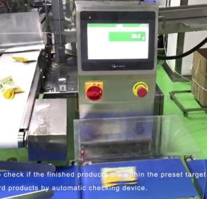 China 120WPM 100 Bags/ Min High Speed Check Weigher With Pusher wholesale