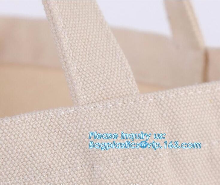 Custom silk screen printed Cotton material handle style blank natural cotton canvas bag without logo bagplastics bagease