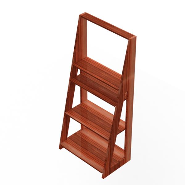 One Side Square Shelves Retail Display Stands KD Construction