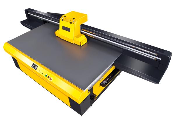 Quality Color Led UV Flatbed Printer Continuous Ink 1.5x1.3m High Accuracy CMYK+W for sale