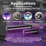 Water Cooling System UV Curing System UV LED Curing Lamp Suitable For Flatbed
