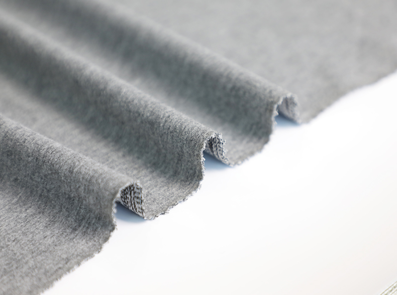 Cationic Plain Single Jersey Fabric Cotton Polyester Combed Stretch