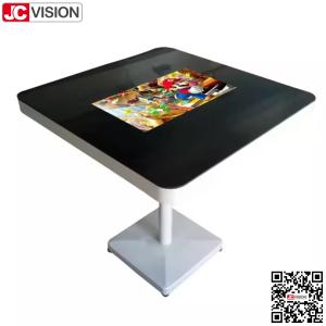 China JCVISION 21.5 inch Ordering coffee shop waterproof screen digital game table with touch screen wholesale