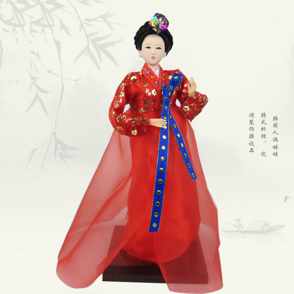 KOREAN tradional wear dolls