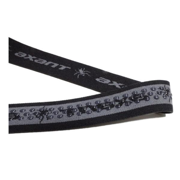 Black 2.5cm Anti Slip Webbing Fitness Silicone Elastic Gripper Tape