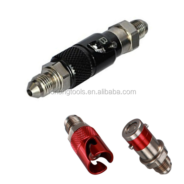 Universal Year Standard 3AN Black Aluminum Quick Release Dry Brake Line Coupling Fitting for Universal Vehicle Fitment