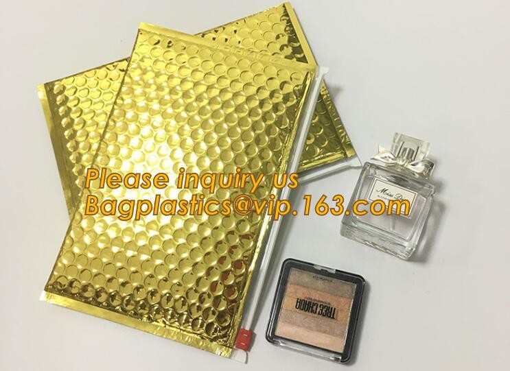 Cosmetic Slider Zip lockk Bubble Bags Bubble Slide Pouch,Zip lockk esd bubble bag bubble packaging wrap cosmetic pouch slide