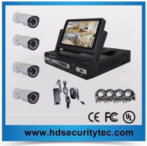 7inch LCD 720P 4ch AHD dvr kit Analog HD camera system