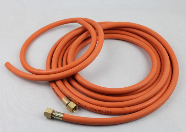 Quality Orange Color ID 6mm NBR Lpg Gas Hose For Household and Industrial Usage for sale