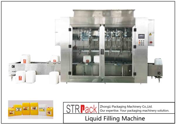 Quality Net Weigh 6 Head Liquid Filling Machine For Pesticide Chemicals And Fertilizer Automatic Liquid Filling Machine for sale