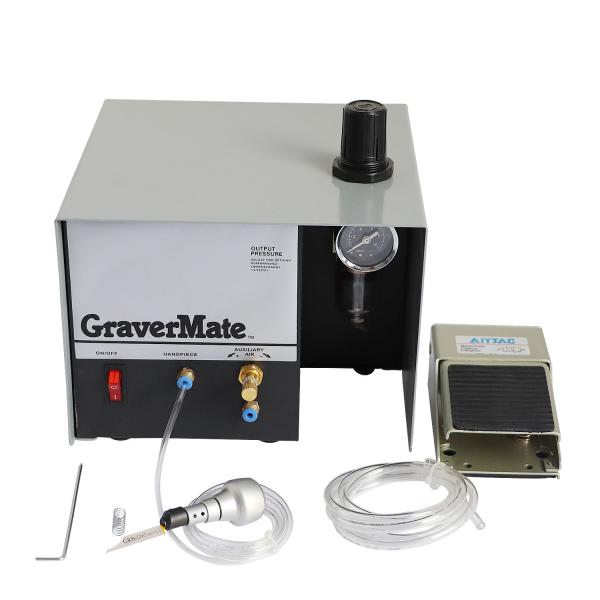 Quality Pneumatic 1400 RPM 60Hz 80W Jewelry Engraving Machine For Bracelet Ring Gold Graver for sale