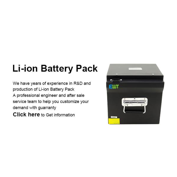 60V 40Ah Electric Motorcycle Lithium Ion Power Battery High Capacity