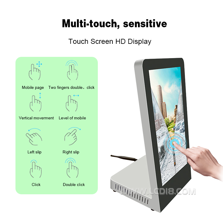 15.6 Inch L Shape Tablet Digital Signage With Android OS and Touch or Without Touch Screen