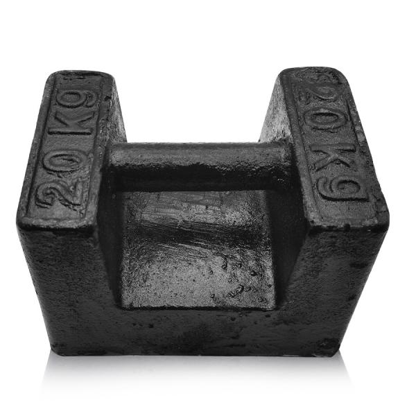 Quality OIML Standard Stackable 20kg Cast Iron Weights For Crane  Block Weight for sale