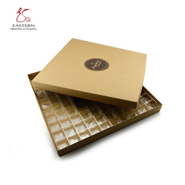 Quality 25cm Length Paper Chocolate Boxes With Inserts for sale