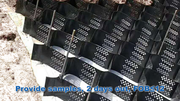 Steep Slope Protection Reinforcement Geocell for Parking Lot Soil Water Conservation