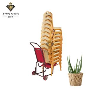 China 9kgs Restaurant Banqueting Chair Trolley For Stacking Chairs wholesale